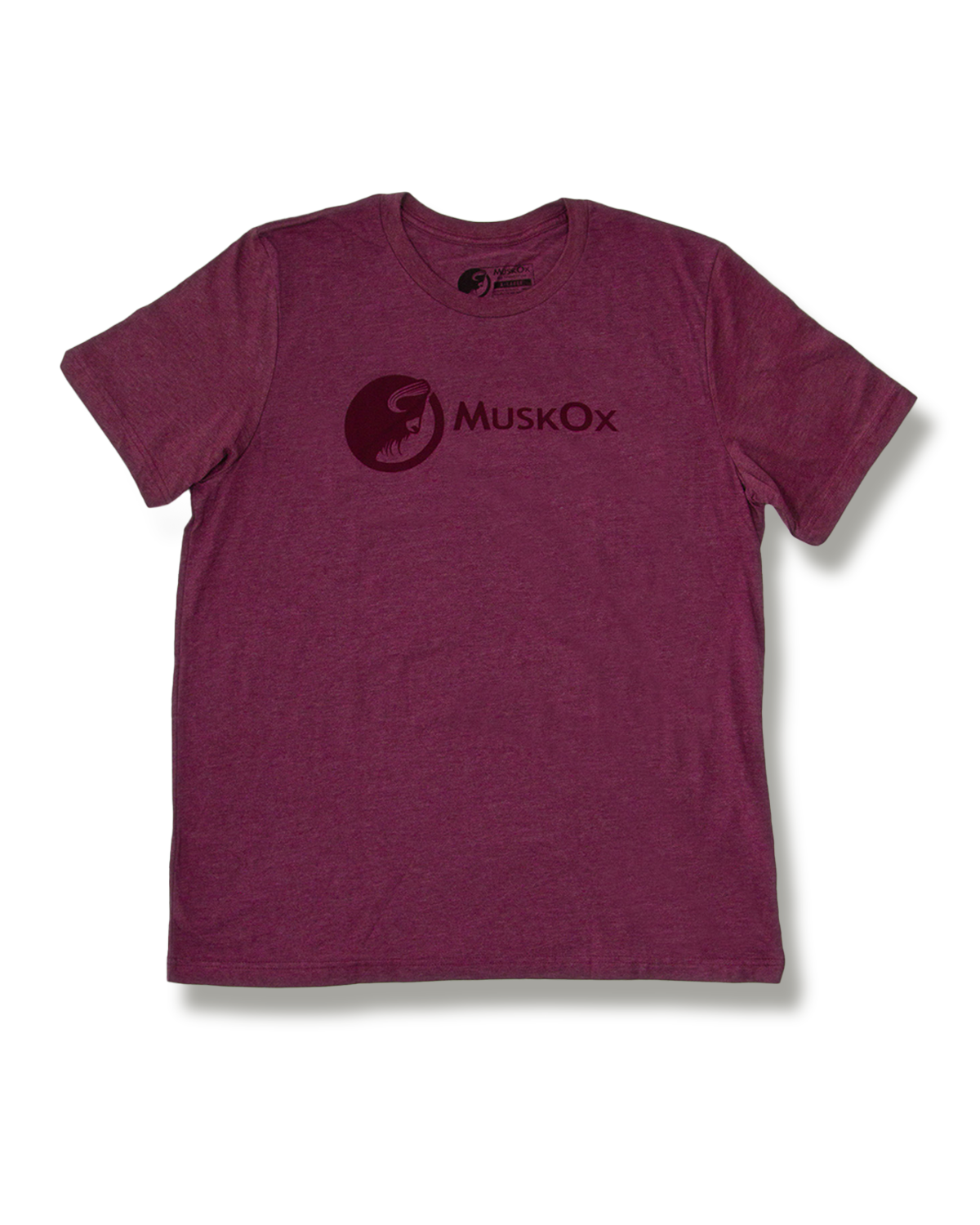 MuskOx Outdoor Apparel Maroon MuskOx Logo Tee