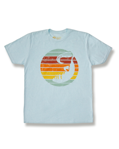 MuskOx Outdoor Apparel Vintage Logo Blue Tee