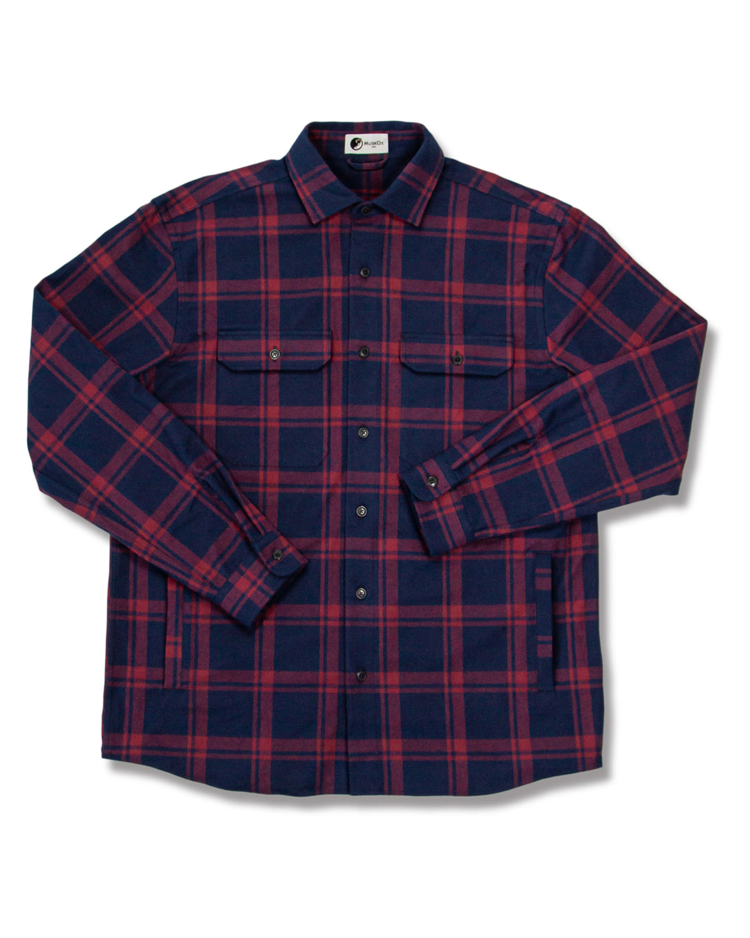 Field Grand Flannel, Red & Green Heavyweight Flannel Shirt for Men – MuskOx  Flannels