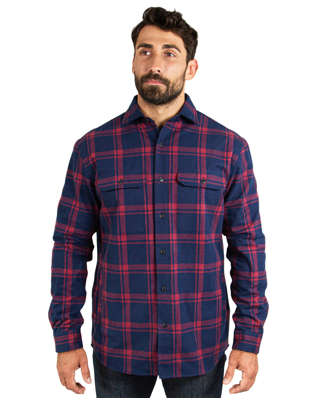MuskOx Flannels Burgundy Flannel Jacket