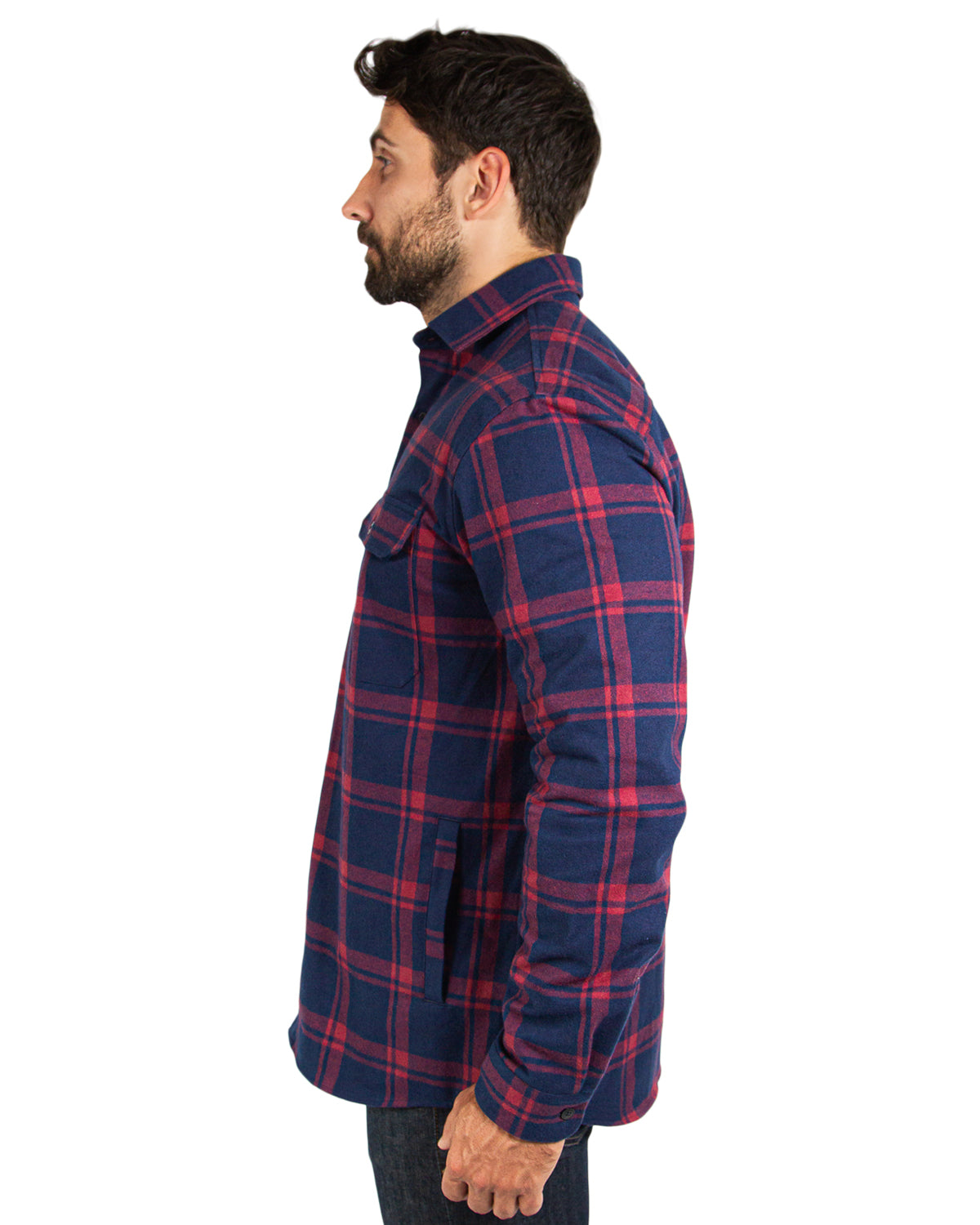 MuskOx Flannels Burgundy Flannel Jacket