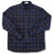 Yukon Flannel Shirt Jacket in Navy Plaid, 100% Cotton Flannel for Men by MuskOx Flannels