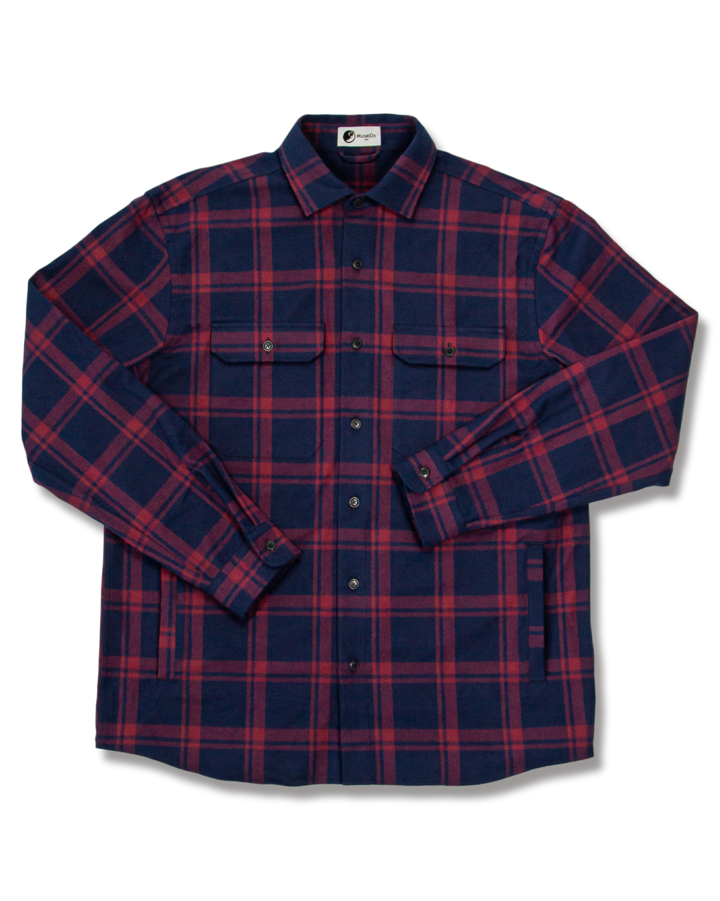 MuskOx Flannels Burgundy Flannel Jacket