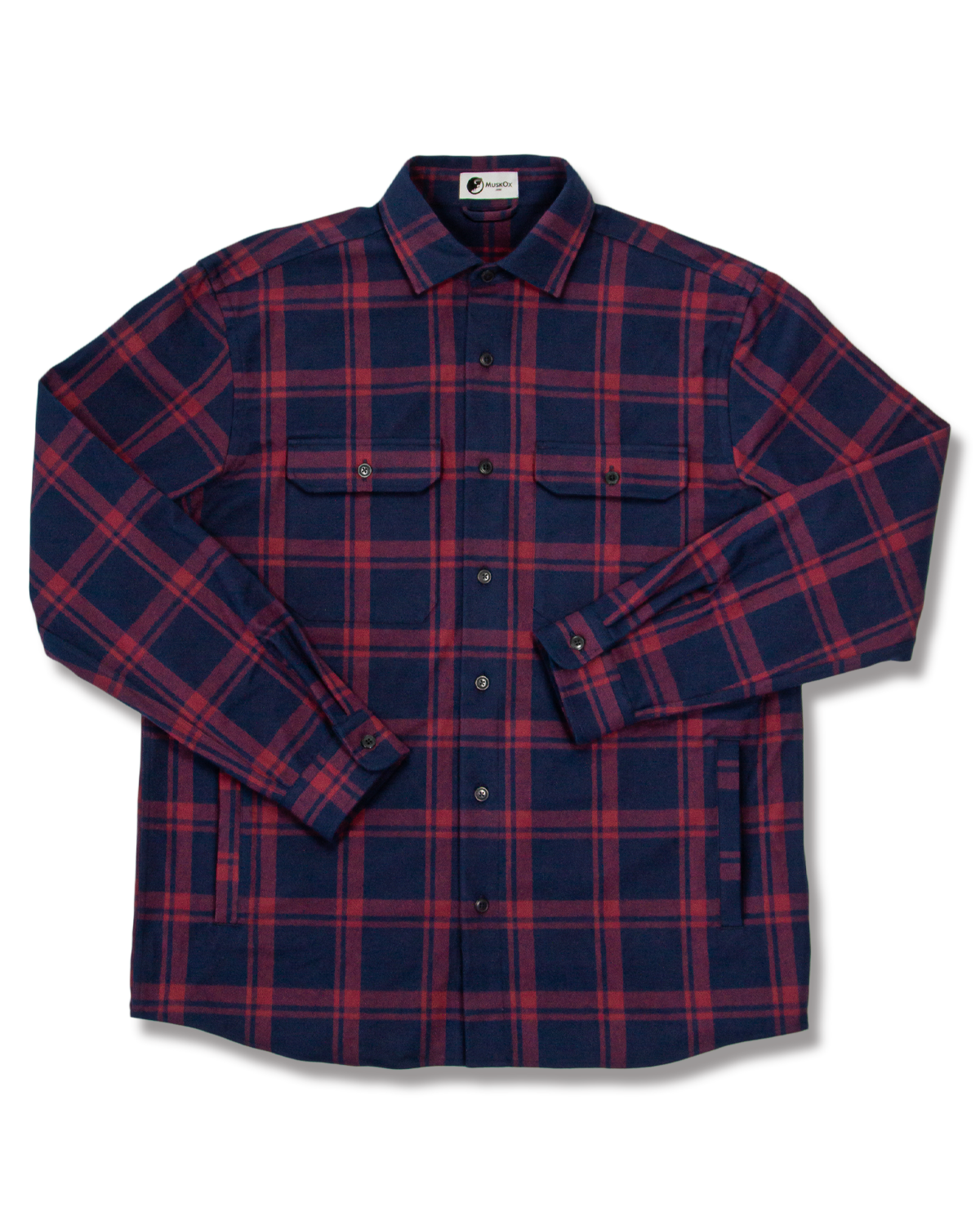 MuskOx Flannels Burgundy Flannel Jacket