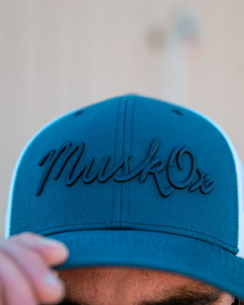 MuskOx Embroidered Trucker Hat, Embroidered in USA