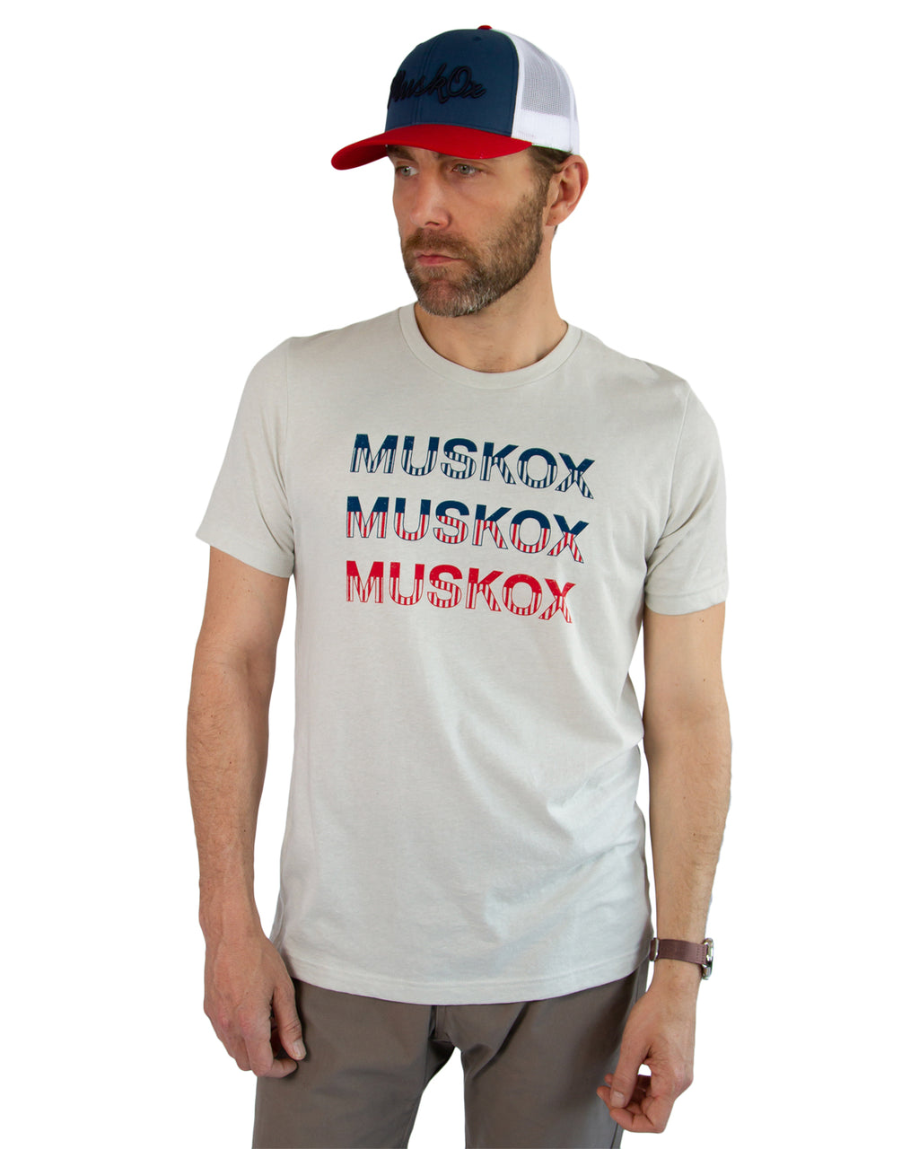 MuskOx Front Runner Tee, Ringspun Soft Cotton Tee