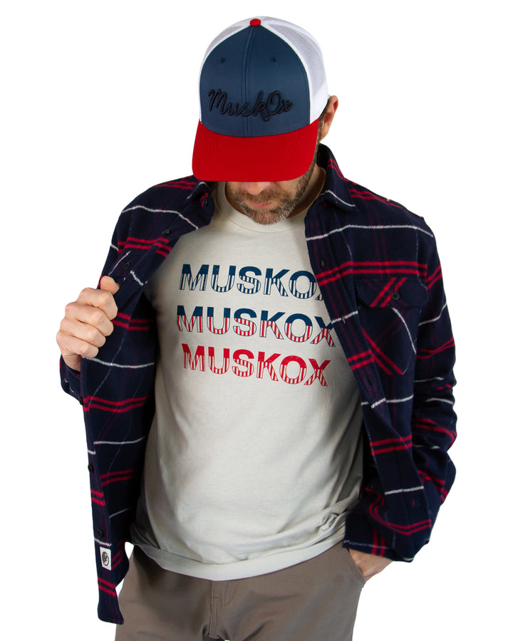 MuskOx Front Runner Tee, Ringspun Soft Cotton Tee