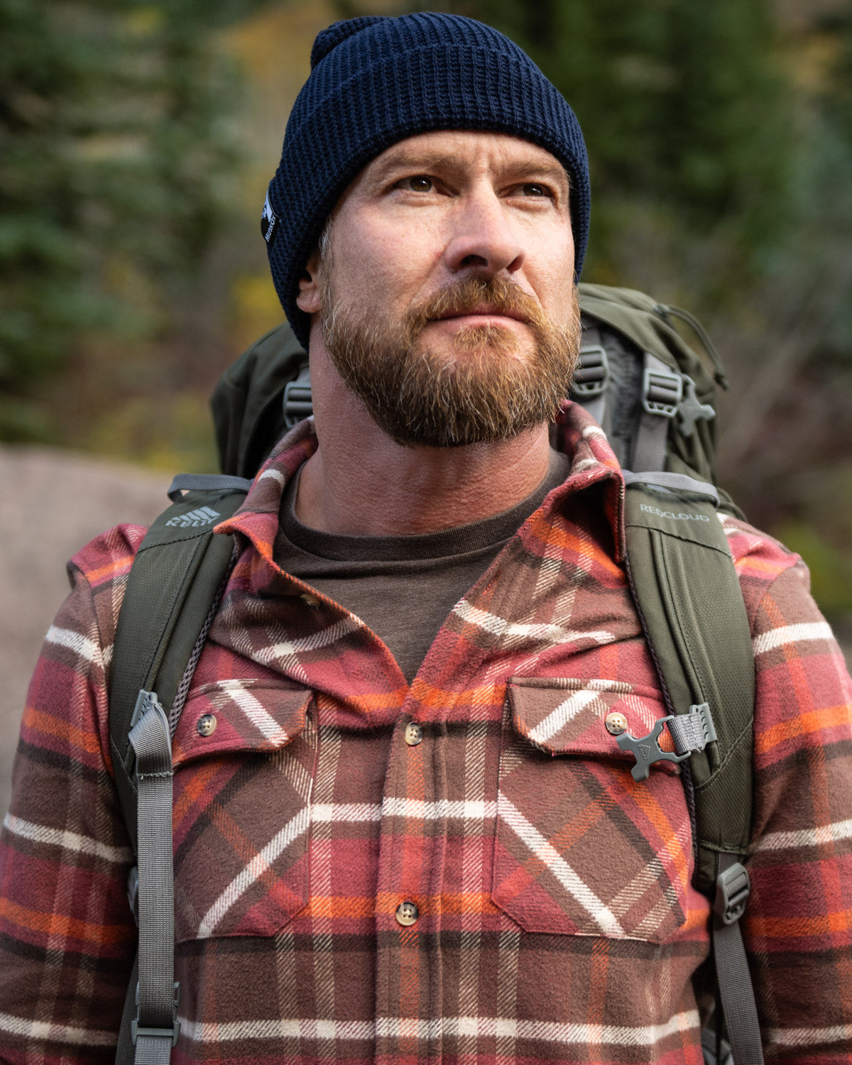 MuskOx Grand Flannel in Fireside