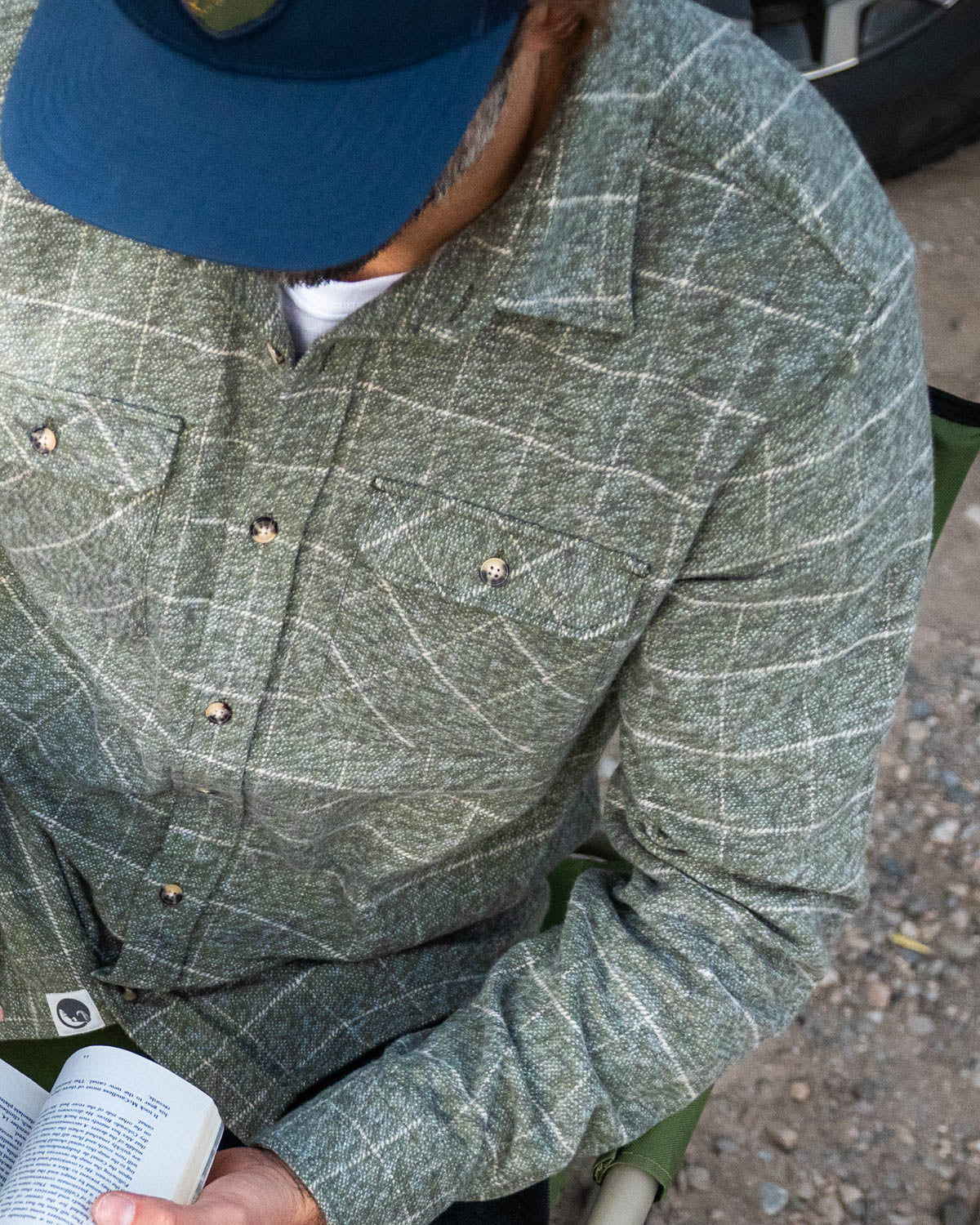 Grand Flannel in Moss by MuskOx Heavyweight Flannels