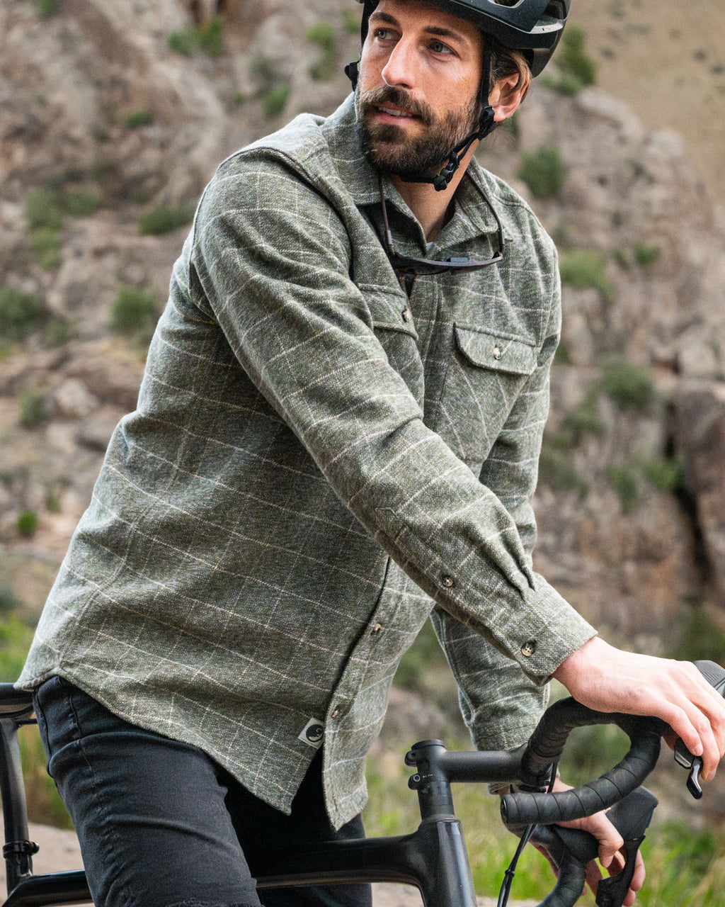 Grand Flannel in Moss by MuskOx Heavyweight Flannels