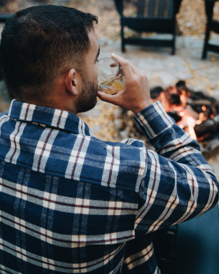 Grand Flannel, Navy Plaid