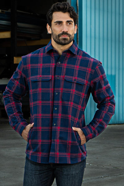 MuskOx Flannels Burgundy Flannel Jacket