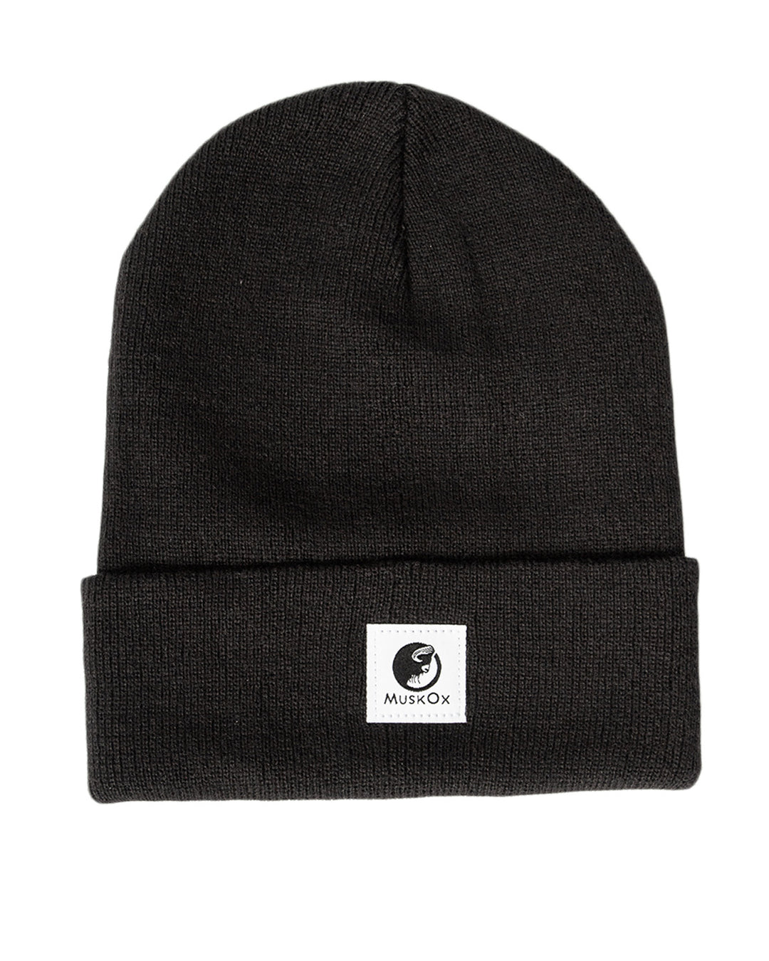 MuskOx Backslope Knit Beanie in Black