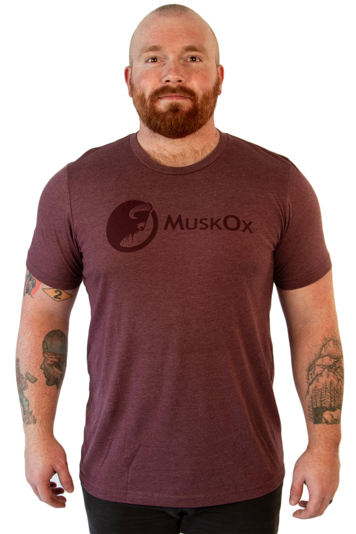 MuskOx-Clothing-Maroon-Tee-Shirt