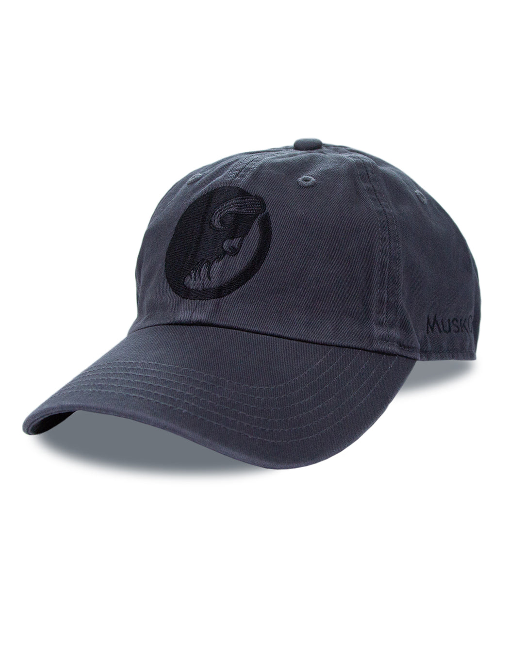 MuskOx Logo Hat in Grey Heavyweight Chino Cotton