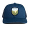 MuskOx Outdoor Apparel Patch Adjustable Trucker Hat in Navy