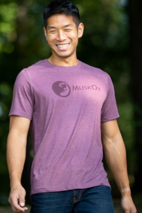 MuskOx-Clothing-Maroon-Tee-Shirt