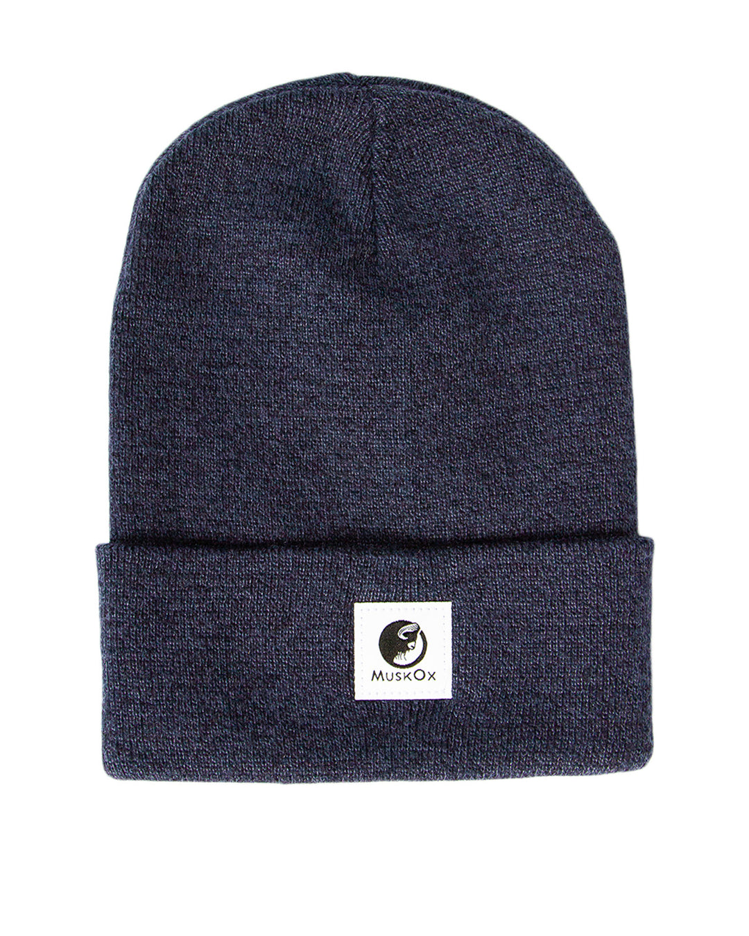 MuskOx Backslope Knit Beanie in Navy Heather