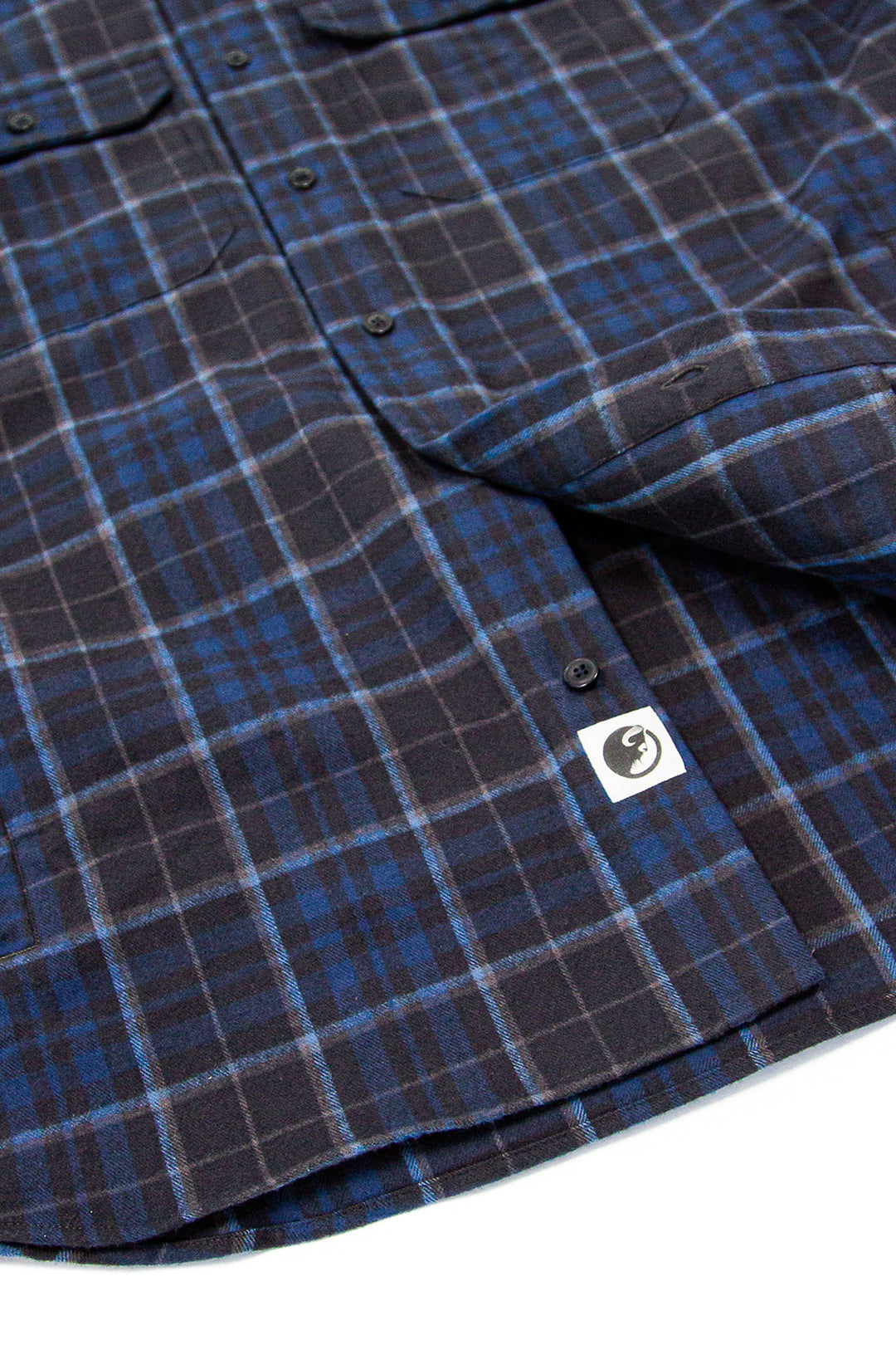 Yukon Flannel Shirt Jacket in Navy Plaid, 100% Cotton Flannel for Men by MuskOx Flannels